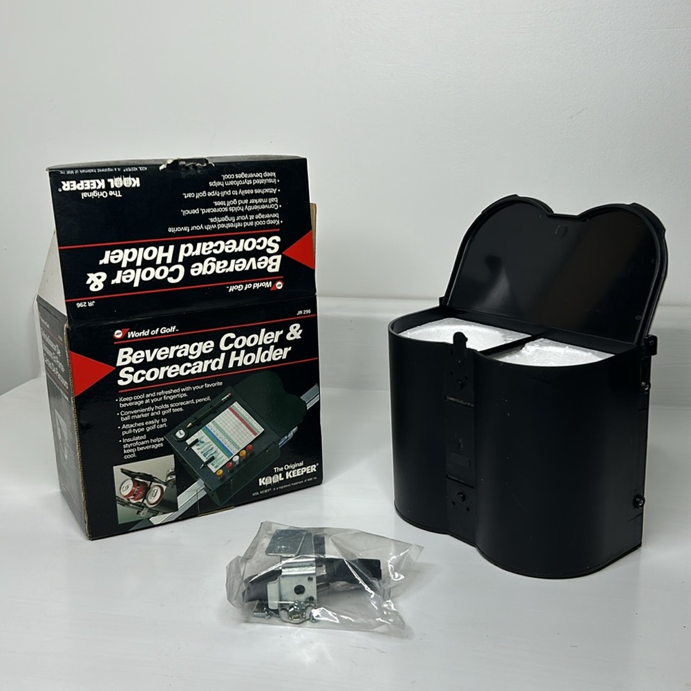 Golf Accessory ⛳️ Beverage Cooler & Scorecard Holder  New/Unused With Box